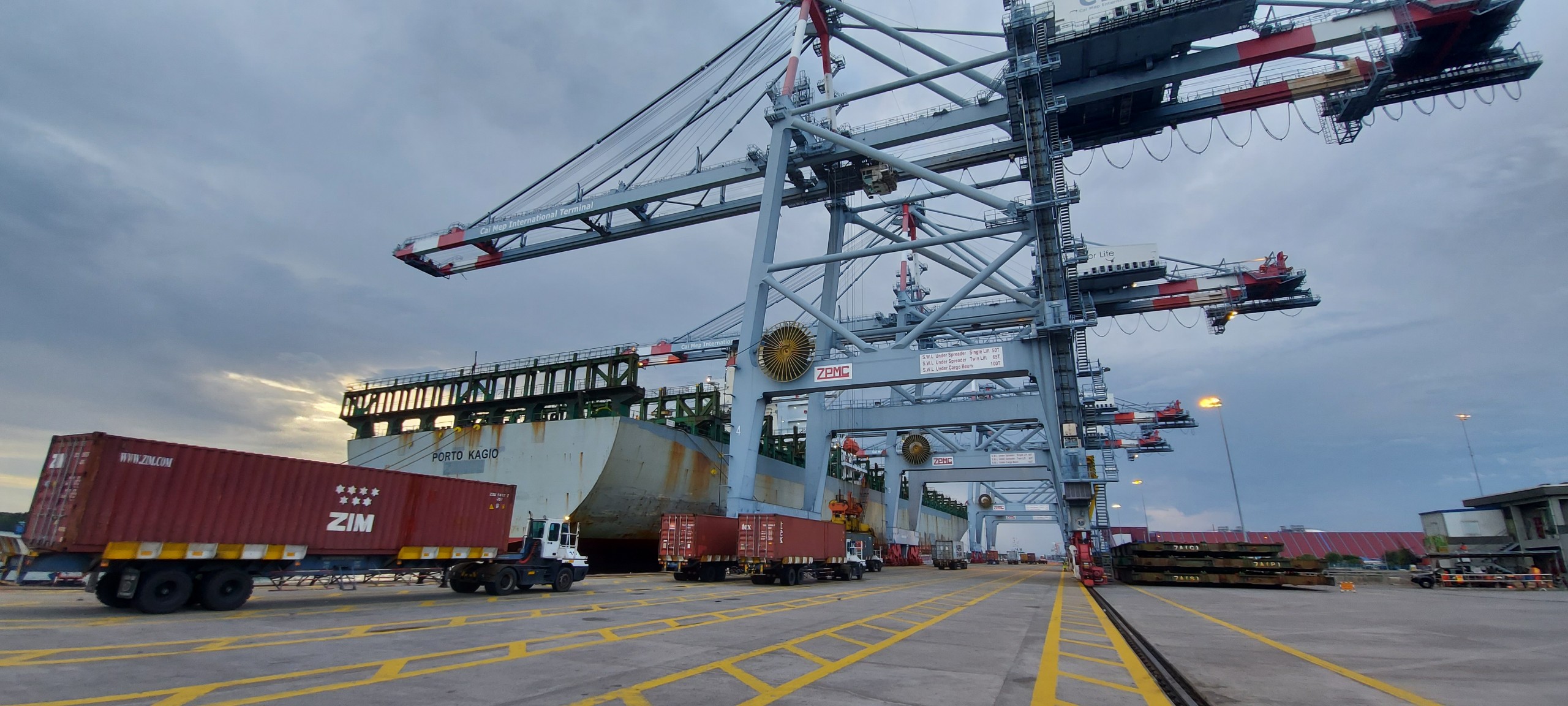 CMIT welcomes the first call of new service TP23/LIBERTY/ZSE to the US