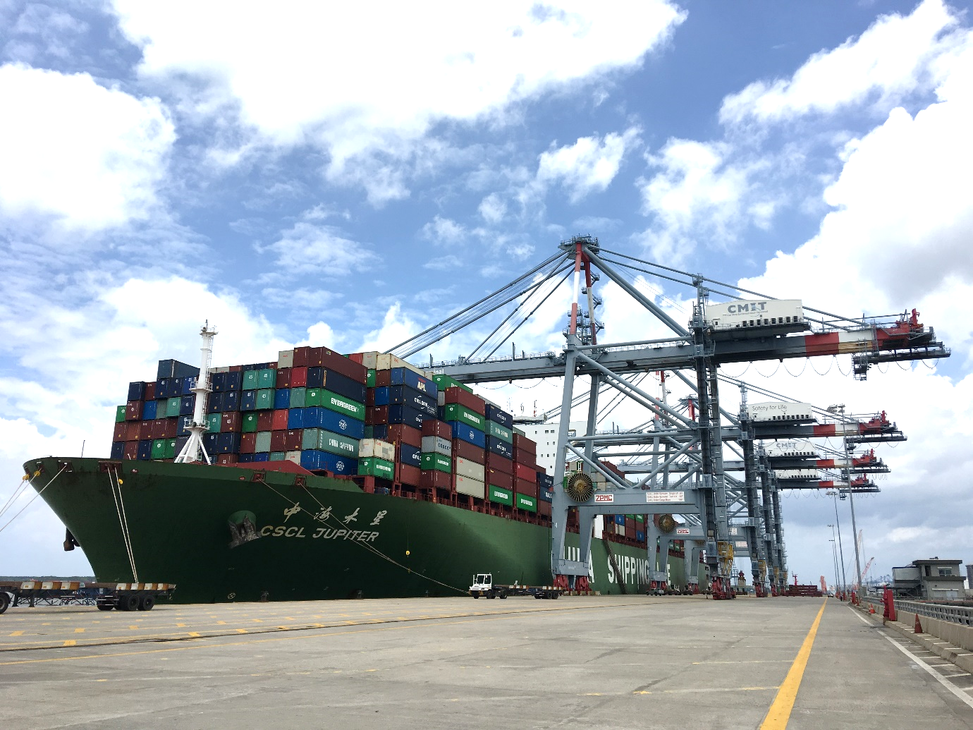 CMIT CONTINUES TO SET A NEW RECORD IN TERMINAL OPERATIONS