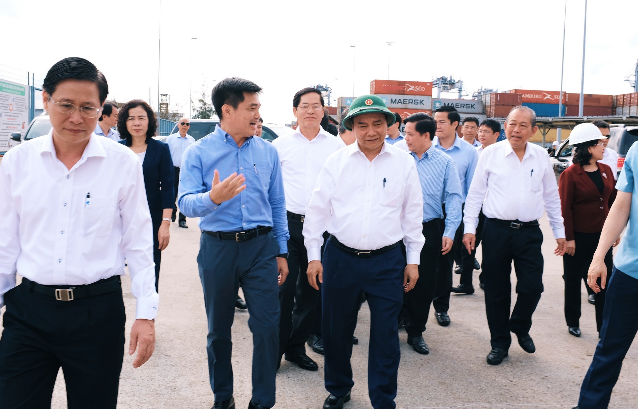 Mr. Nguyen Xuan Phuc - Prime Minister returned to inspect Cai Mep International Terminal (CMIT) - March 20, 2021